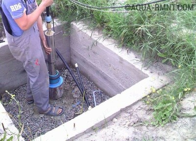 Монтаж-демонтаж глубинных насосов (10-15 метров)