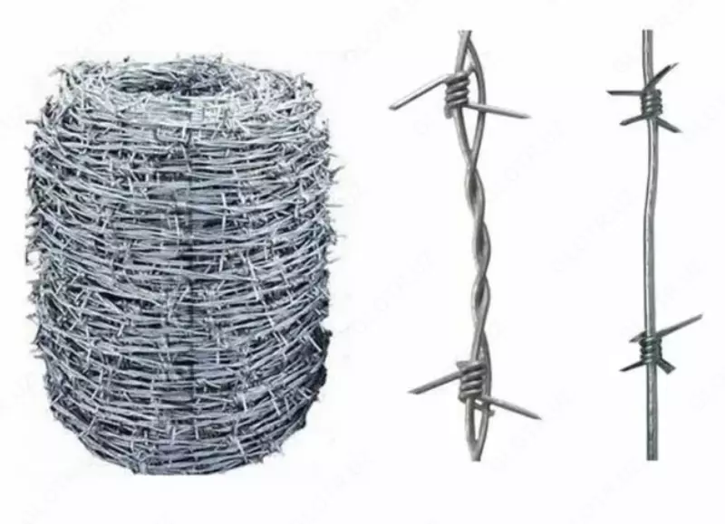 Проволока колючая оцинкованная