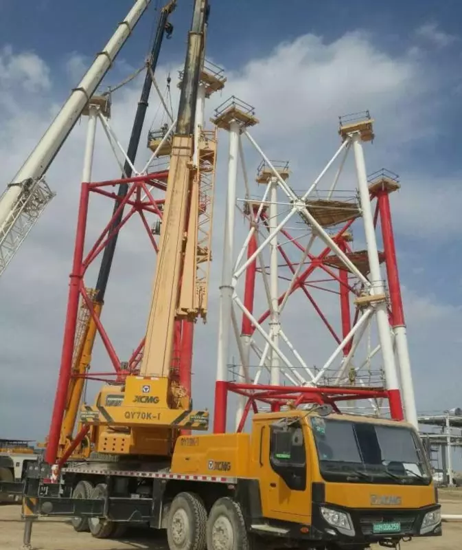 Avtokran ijarasi, yuk ko'tarish quvvati 30-70 t