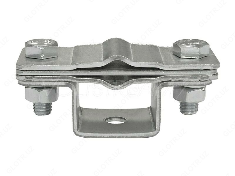 Держатель/зажим полоса - пруток оцинкованный