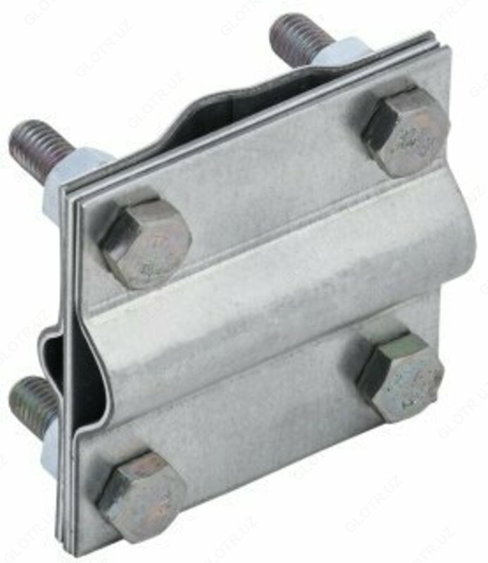 Зажим крестообразный, стержень полоса/пруток (оцинкованный )