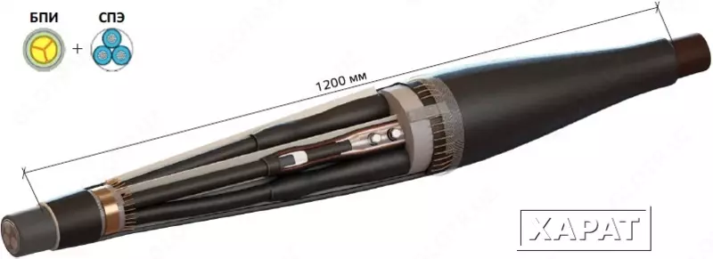 Муфты термоусаживаемые соединительные переходные СПТп-10-70…120