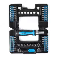 Набор НБ-38 (КВТ) Отвертка реверсивная со сменными битами