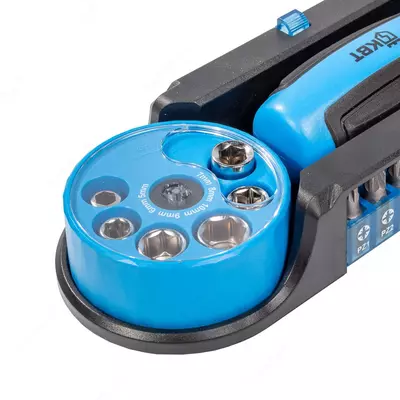 O'zaro almashtiriladigan boshli NB-11-T (KVT) T shaklidagi tornavida to'plami