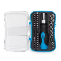 Набор НБ-46 (КВТ) Отвертка реверсивная со сменными битами