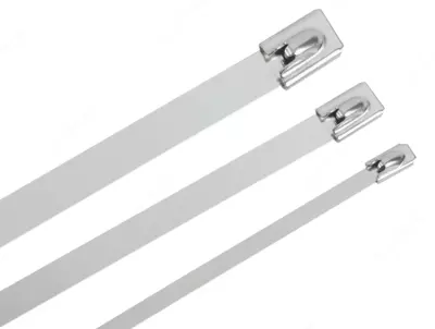 Хомут стальной XCТ 12,0х400мм никель (иек)