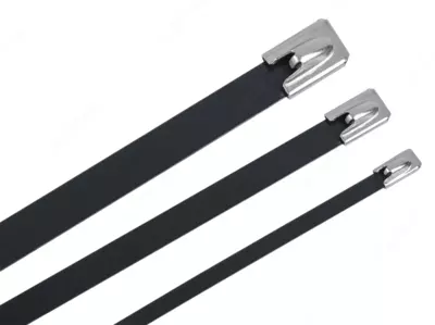 Хомут стальной XCТ 12,0х250мм черный (иек)