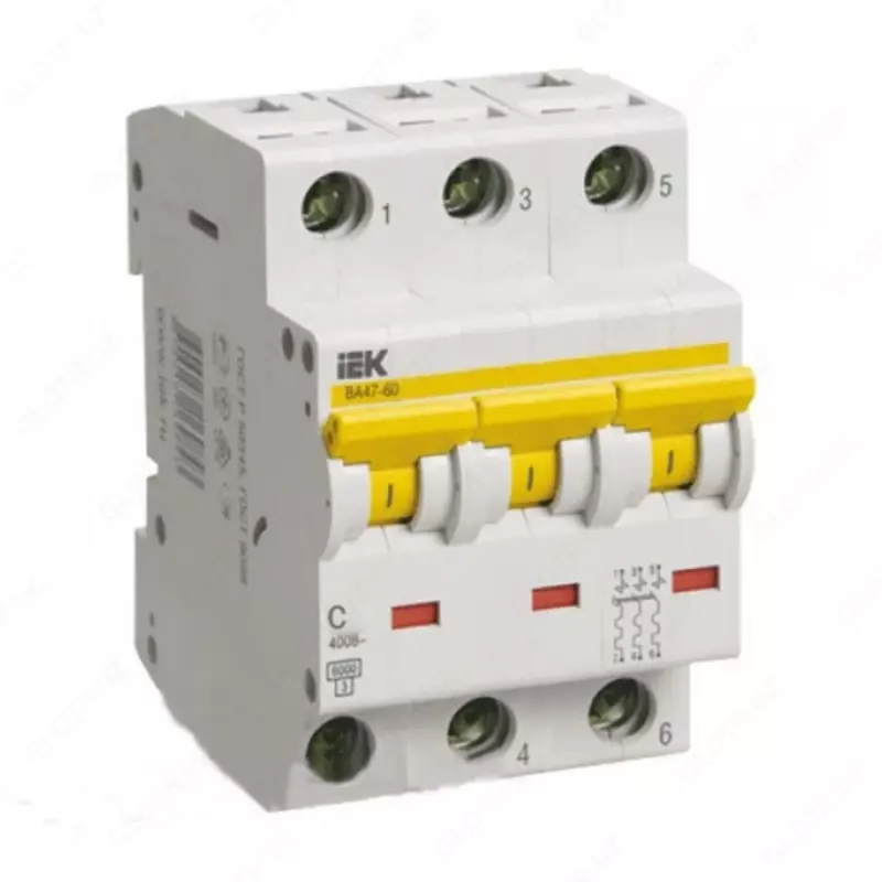 O'chirgich VA 47-100 3P 10A 10 kA x-ka C IEK