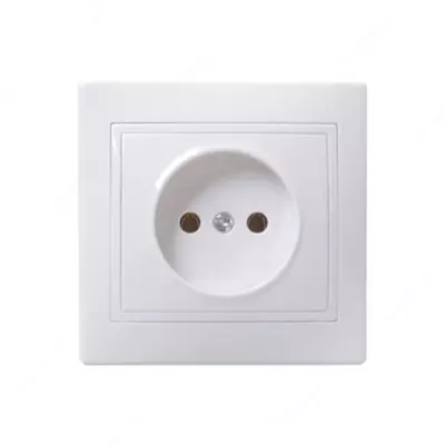 РС10-2-КБ Розетка 1местн. без з/к без защ.штор. 10А КВАРТА (белый)