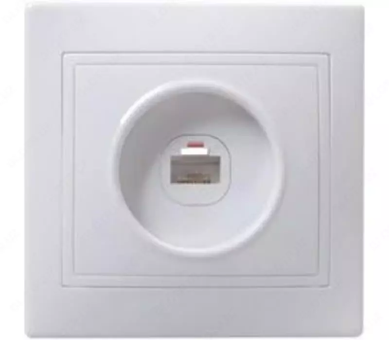 РК10-КБ Розетка 1местн. комп. КВАРТА (белый)