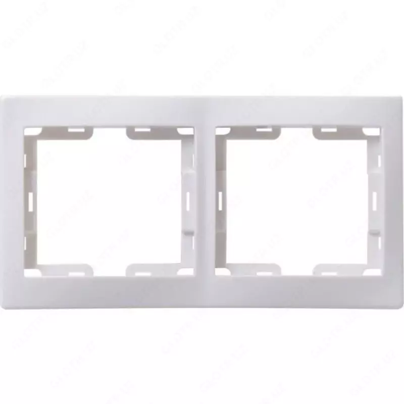 RG-2-KB Ramka 2 o'rindiqli. gorizont. QUART (oq)