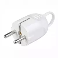 VPp10-01-St s/k 16A qora rangdagi yechib olinadigan tekis vilka