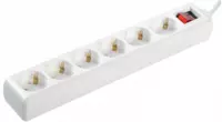 Удлинитель У06К-выкл. 6 мест 2P+PE/5метров 3х1мм2 16А/250 IEK