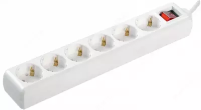 Удлинитель У06К-выкл. 6 мест 2P+PE/5метров 3х1мм2 16А/250 IEK