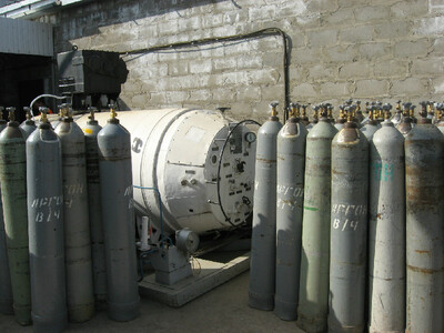 Аргон газообразный 40л баллонах