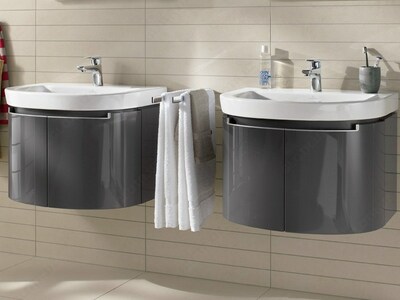 Мебель A69300GQ/7114FSR1 + зеркало  A3106000 для ванной из коллекции Subway