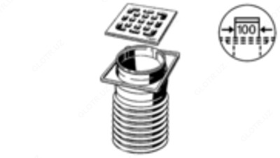 VIEGA Ремонтный трап Advantix - 663780 - от 10 500 000 сум / шт.