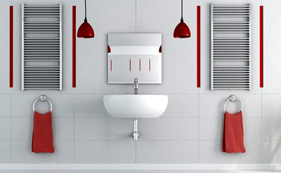 Полотенцесушитель IMAS STEP-41 P28/500/1420мм. WHITE (P28/1420/500/SW)