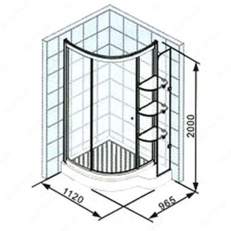 Душевая кабина APOLLO - TS-685 - от 8 580 000 сум
