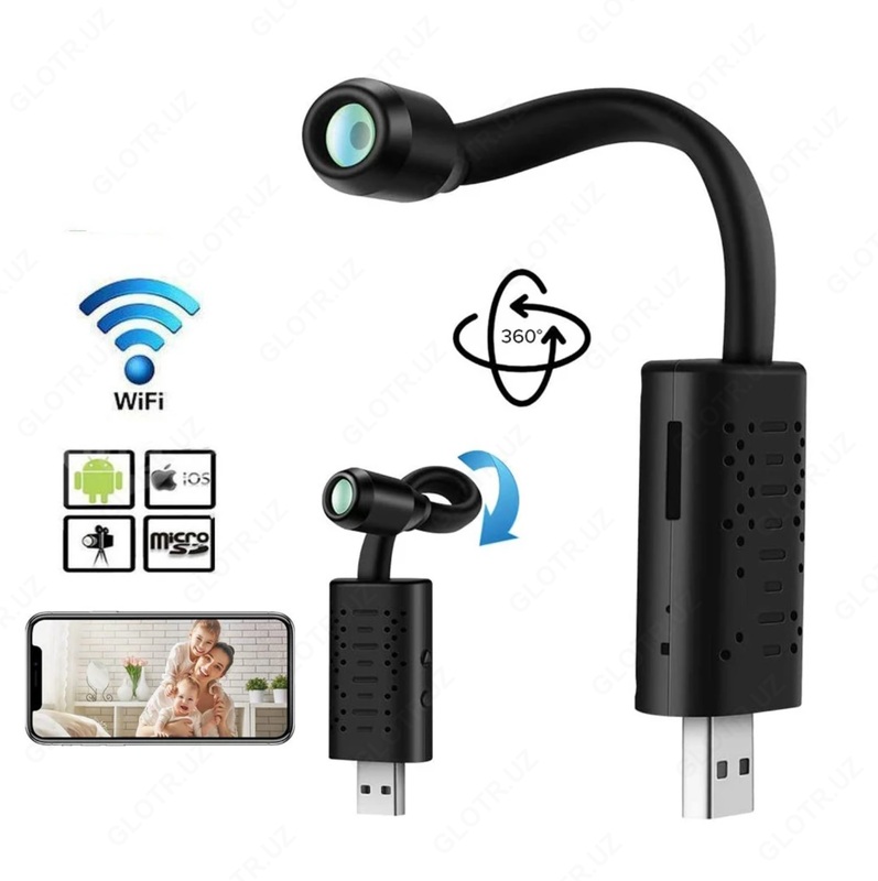 WiFi IP мини камера видеорегистратор- Видеонаблюдения через телефон mini kamera - 358 896.9 сум