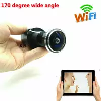 IP WiFi видео камера дверной глазок 4K качество  180 градус  mini kamera glazok Toshkent - 