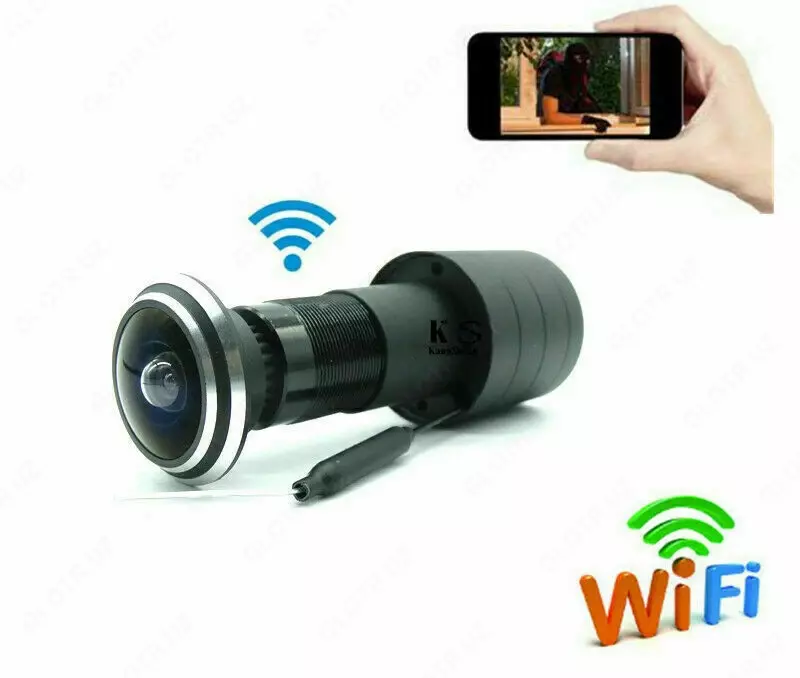  IP WiFi видео камера дверной глазок 4K качество  180 градус  mini kamera glazok Toshkent Камера наблюдения