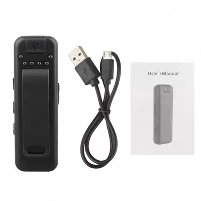 Мини боди камера Full HD с ночным*видением. 8mpx mini / bodi kamera body