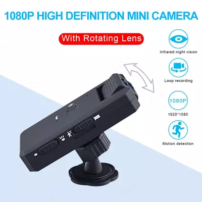 WiFi Мини боди видео камера Full HD 1080P с ночным видением. Body Camera- Bodi kamera. Скрытая камера в Ташкенте - 1 136 506.9 сум / шт.