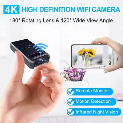 WiFi Мини боди видео камера Full HD 1080P с ночным видением. Body Camera- Bodi kamera. Скрытая камера в Ташкенте Камера наблюдения