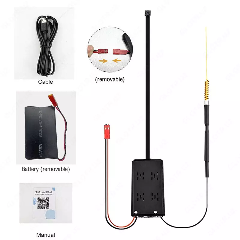 IP WiFi Mini Kamera Full HD 1080P video kamera