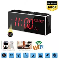 IP WiFi Часы Камера Full HD 1080P-Ночное Видение- Настольные часы с камерой / Соат камера