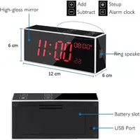  IP WiFi Часы Камера Full HD 1080P-Ночное Видение- Настольные часы с камерой / Соат камера - 