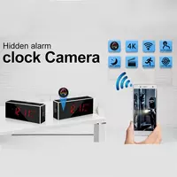  Камера наблюдения - IP WiFi Часы Камера Full HD 1080P-Ночное Видение- Настольные часы с камерой / Соат камера