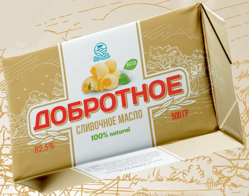  Сливочное масло Добротное 82 5 % 500 гр - 