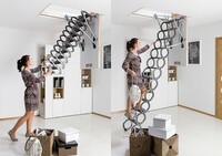 Cherdachnaya lestnitsa metallicheskaya