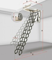 Cherdachnaya lestnitsa metallicheskaya - {0} so'mdan