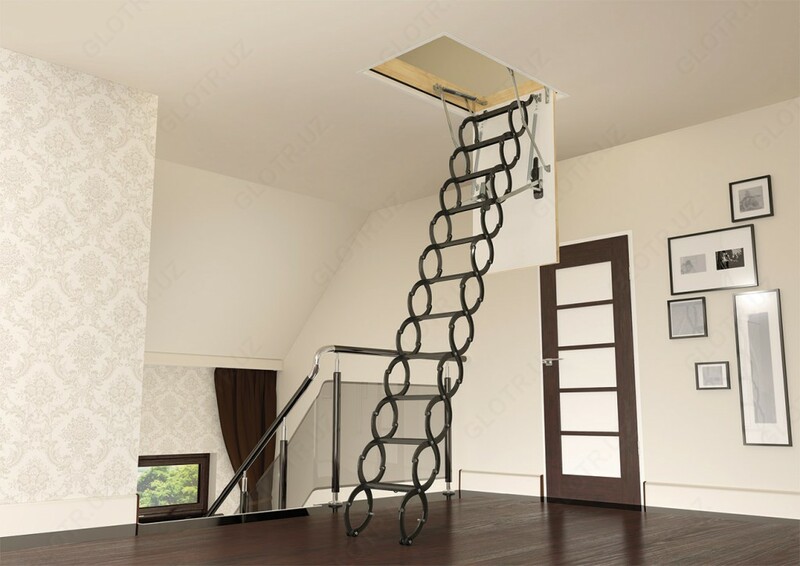 Cherdachnaya lestnitsa metallicheskaya Ulgurji va chakana