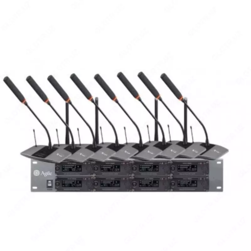 Конференц-система беспроводная 8-канальная Agile KX-D818