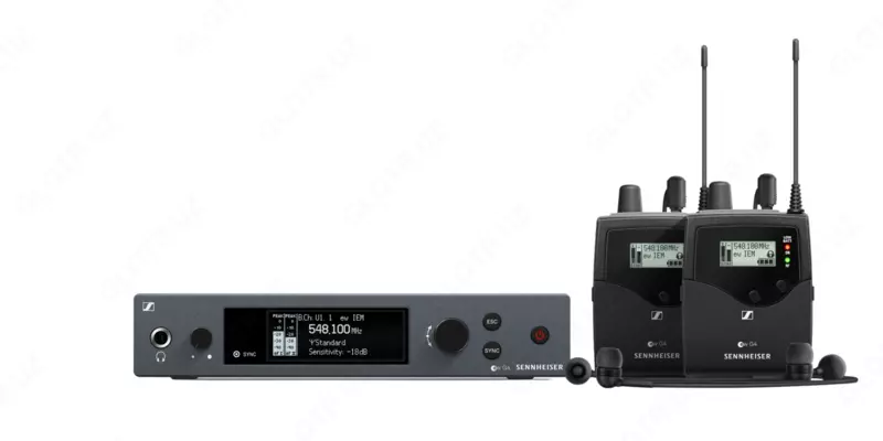 Sennheiser Simsiz ikki foydalanuvchili shaxsiy quloq nazorati tizimi ew IEM G4-Twin-A1