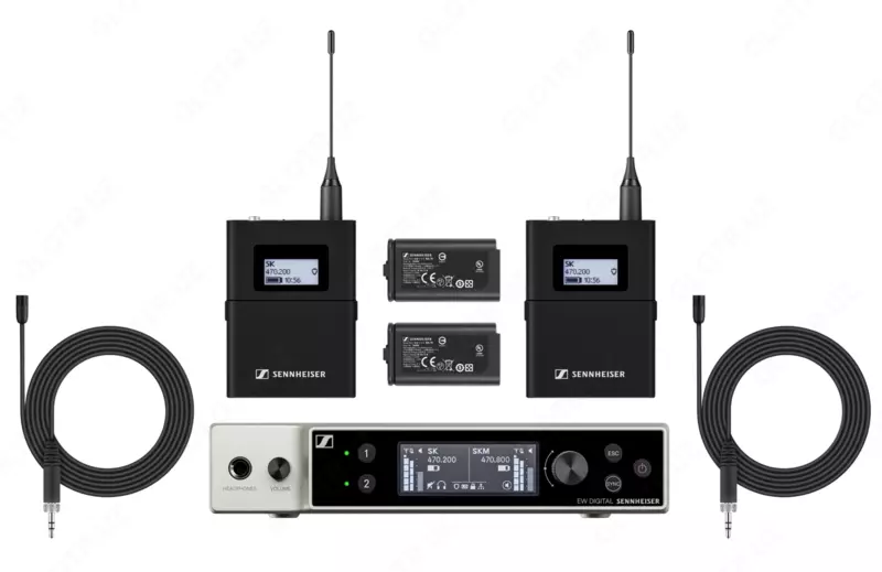 Sennheiser Simsiz radiotizim priyomnigi EW-DX MKE 2 Set (Q1-9)