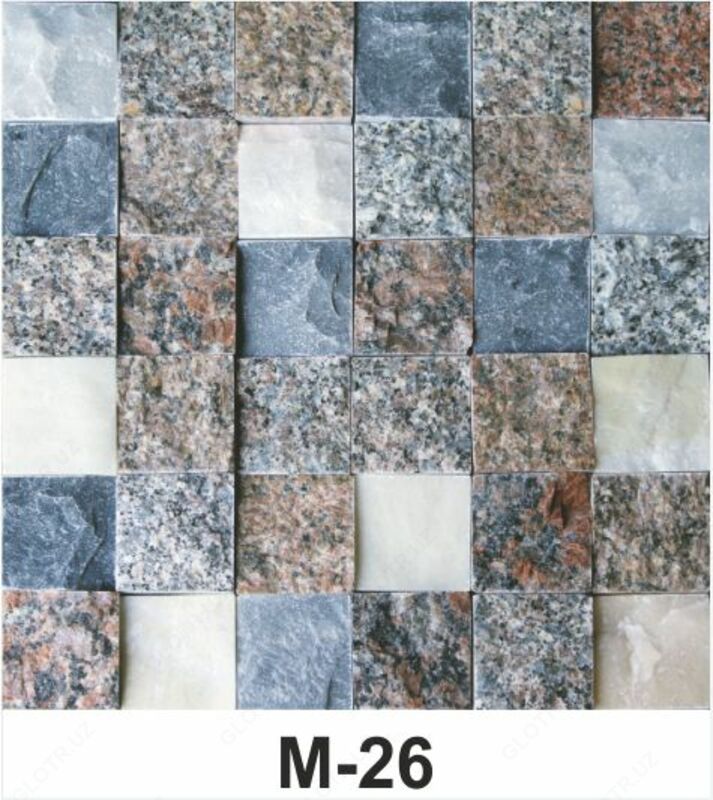 мозаика микс из мрамора и гранита