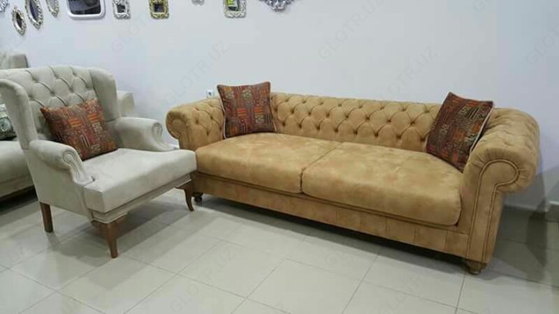  Классический набор мягкой мебели Chester RMN012 - 