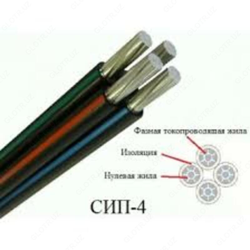 O'z-o'zidan qo'llab-quvvatlanadigan izolyatsiyalangan simlar SIP-4