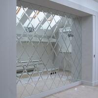  Зеркала  зеркальная мозаика  художественные зеркала  ромбики  монтаж - 