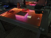 Стеклянный стол с подсветкой Только в розницу