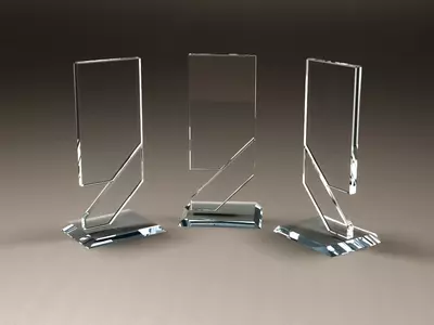 Статуэтки из стекла, стеклянные награды, бизнес подарки, корпоративные подарки, сувениры.