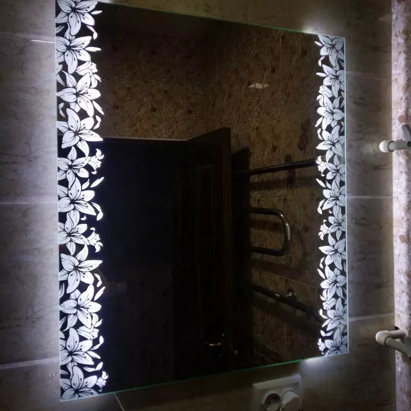 нанесение матовых рисунков на стекло