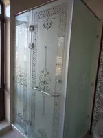 матирование стекла