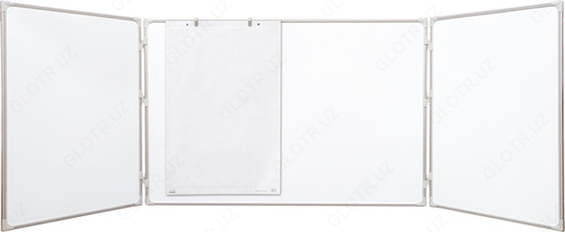 Доска из керамической стали для маркера и магнитов раскладная