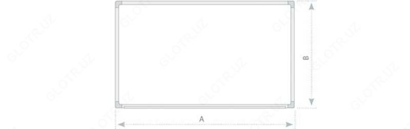 7 х 1 метр в линейку меловая